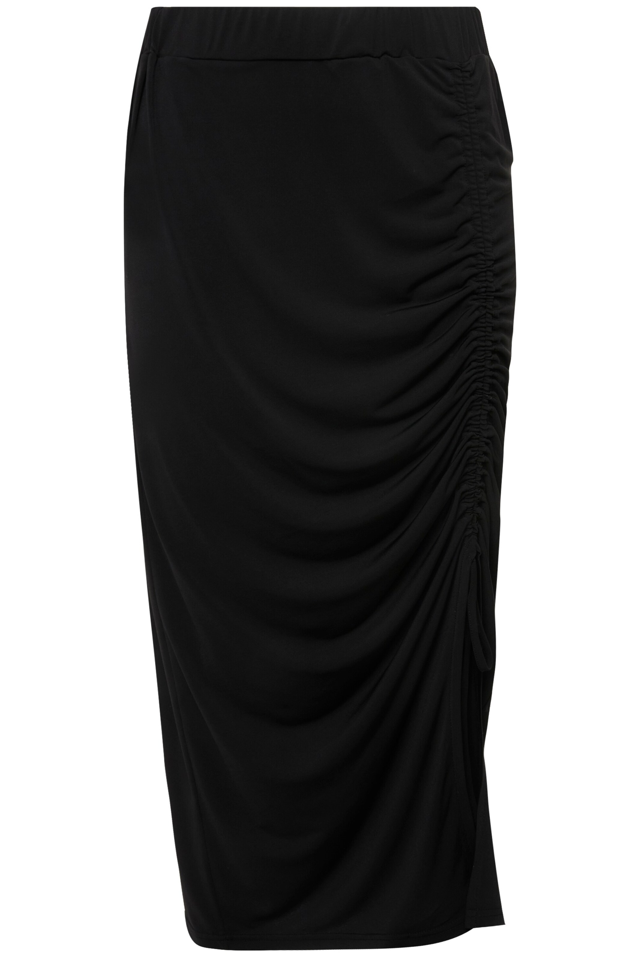 Ulla Popken Rok in Zwart: voorkant