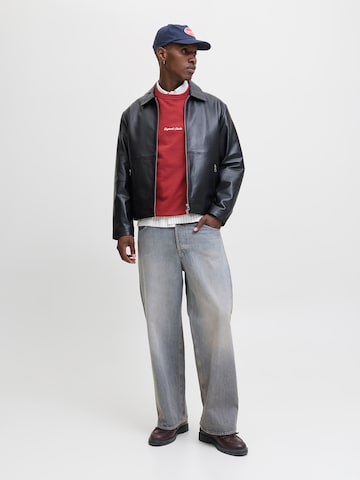JACK & JONES Μπλούζα φούτερ 'JORNORREBRO' σε κόκκινο