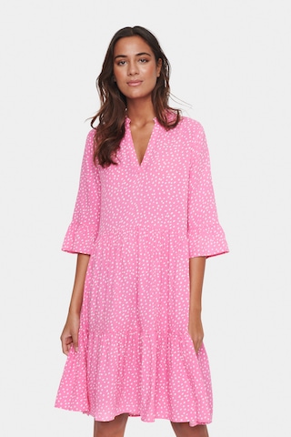 Robe-chemise 'Eda' SAINT TROPEZ en rose : devant