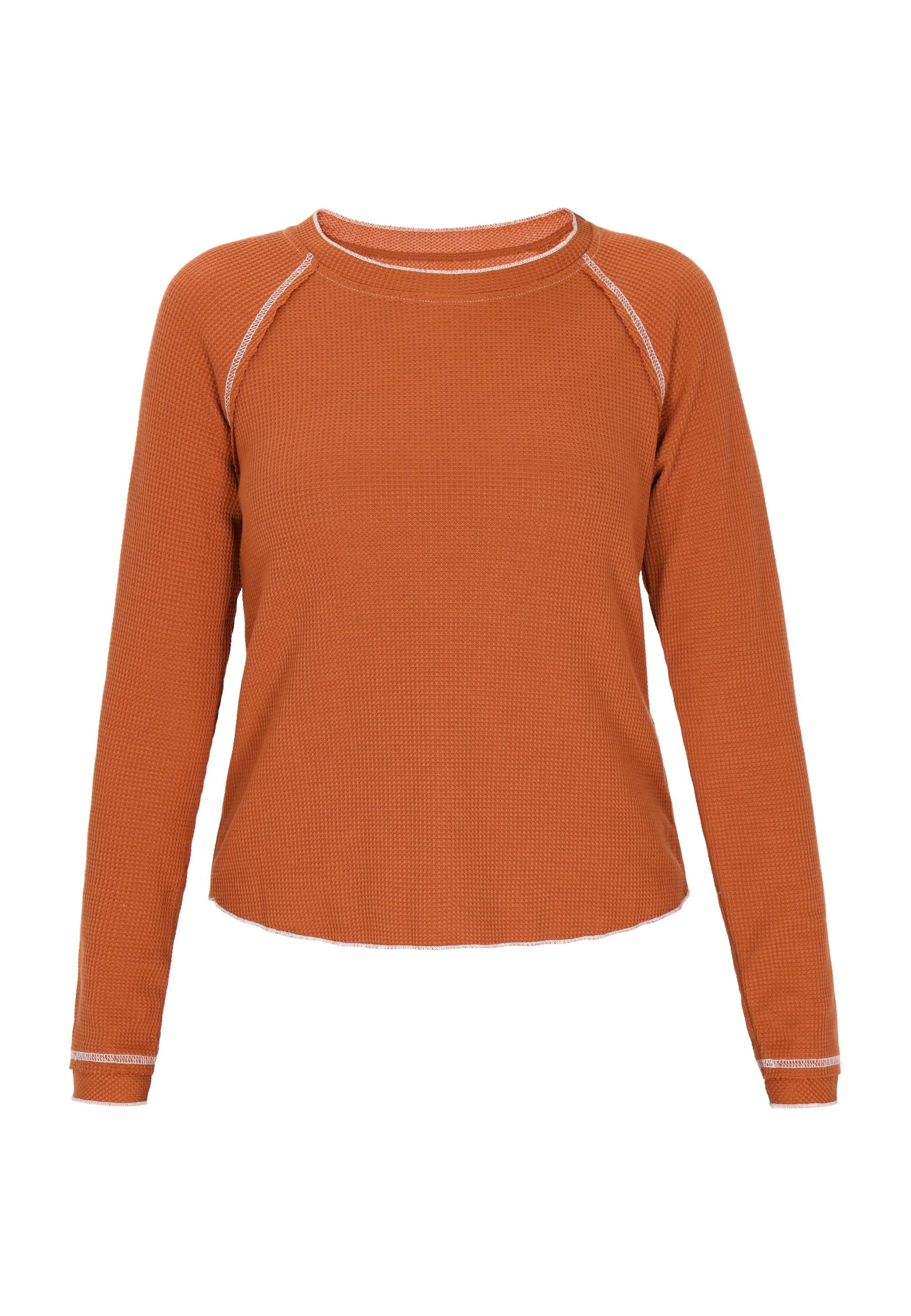 MIMO Pullover 'Comfy' in Braun: Vorderseite