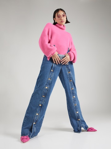 Hoermanseder x About You Wide leg Jeans 'Jella' in Blue