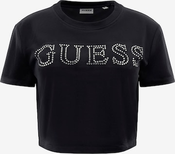 GUESS T-Shirt in Schwarz: Vorderseite