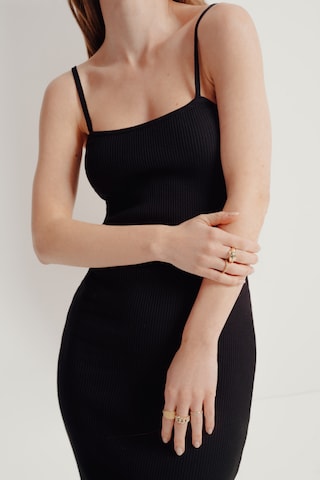 A LOT LESS Knitted dress 'Ria' in Black