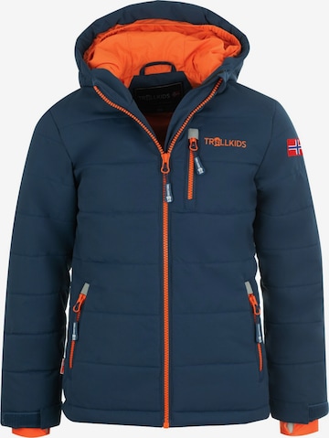 TROLLKIDS Winter Jacket in Blue: front