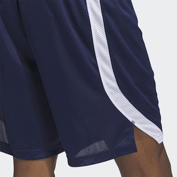 ADIDAS SPORTSWEAR Regular Workout Pants 'Icon Squad' in Blue