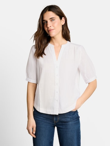 TOM TAILOR Blouse in Wit: voorkant