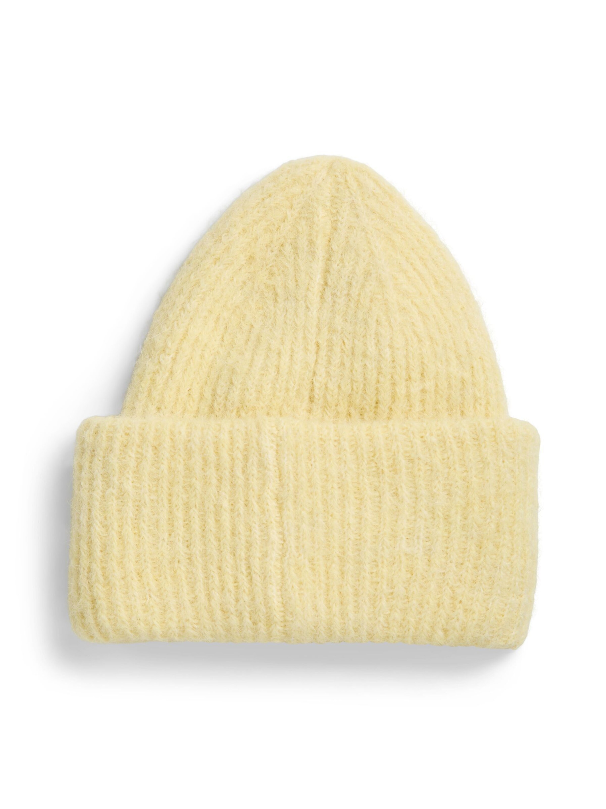PIECES Beanie 'PCBera' in Yellow: front