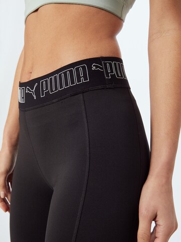 Skinny Pantaloni sport de la PUMA pe negru