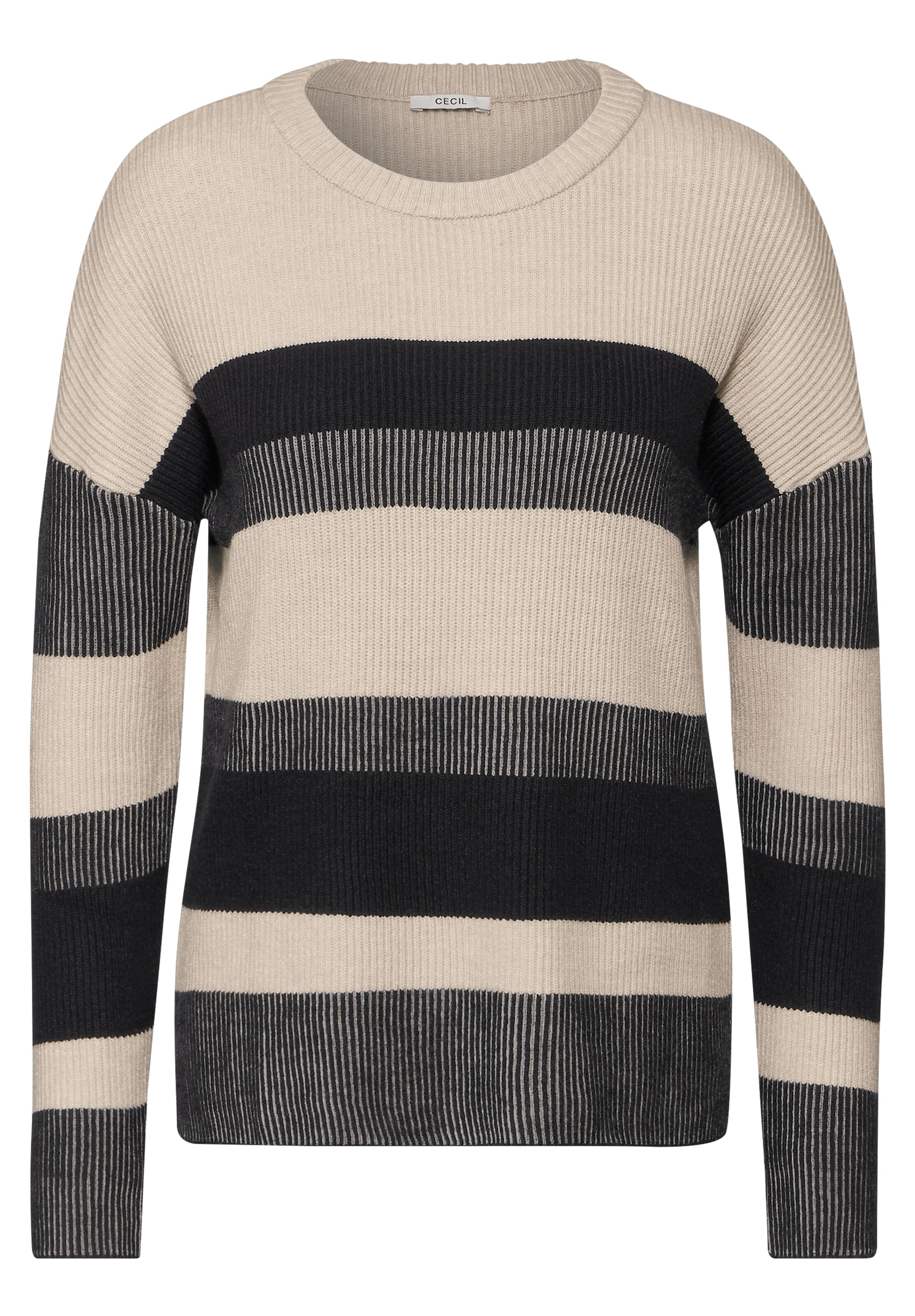 CECIL Sweater in Black: front