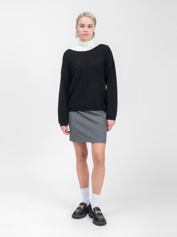 Influencer Sweter w kolorze czarny