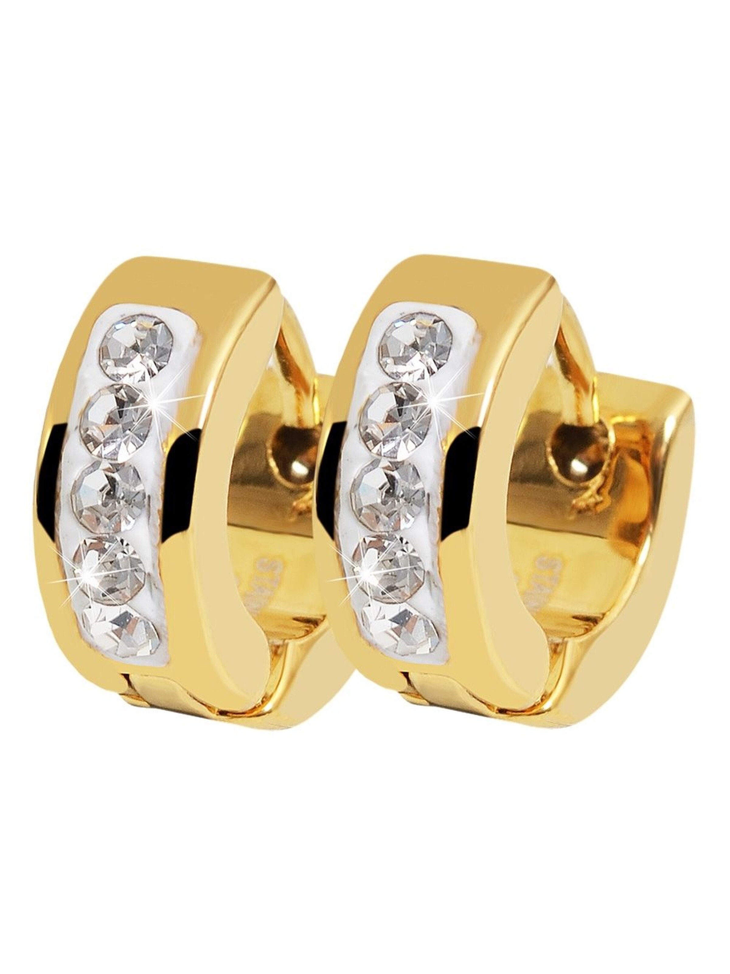Akzent Earrings 'Tamina, langlebig' in Gold: front