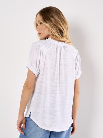 Apricot Blouse in White