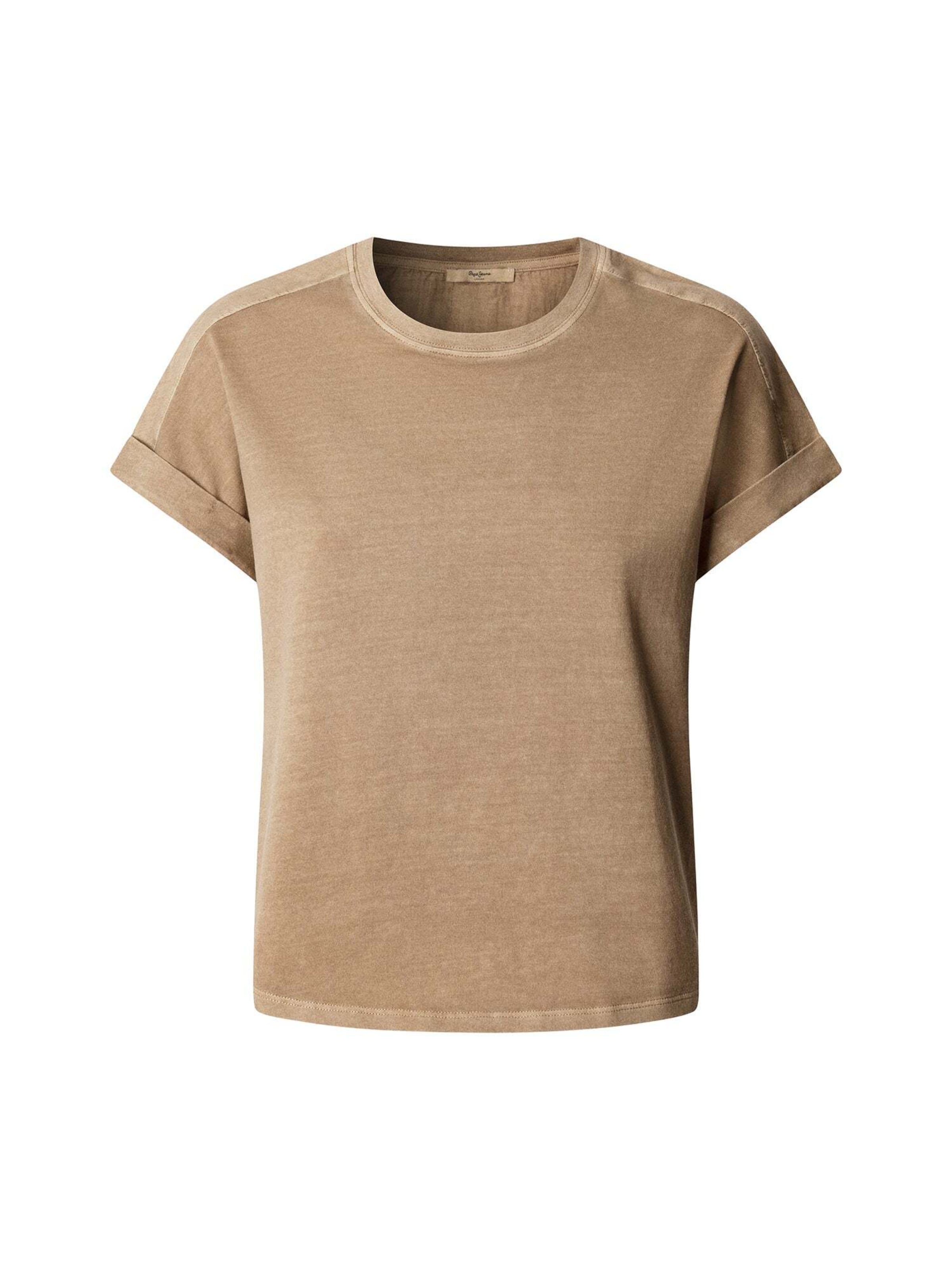 Pepe Jeans Shirt 'CASANDRA' in Bruin: voorkant