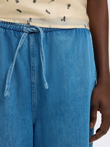 Wide leg Jeans 'SLFTENNA' de la SELECTED pe albastru