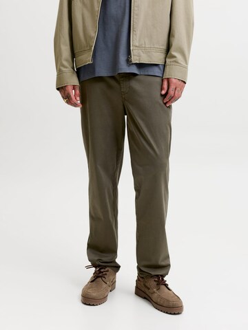 JACK & JONESregular Chino hlače 'JPSTOllie' - zelena boja: prednji dio