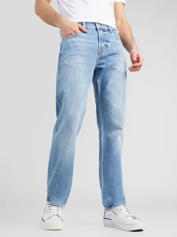 7 for all mankind Slimfit Jeans 'SLIMMY Step Up' i blå: forside