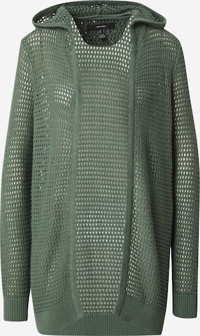 VERO MODA - Cárdigan 'MADERA' en verde: frente