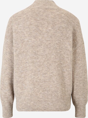 Pieces Petite Pullover 'LEEMA' in Beige