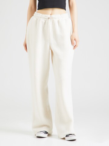 TOPSHOP Wide leg Trousers in Beige: front