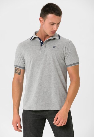 Jimmy Sanders Poloshirt in Grau: Vorderseite