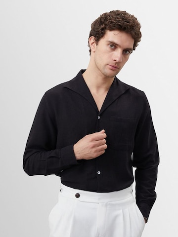Antioch Regular Fit Skjorte i sort: forside