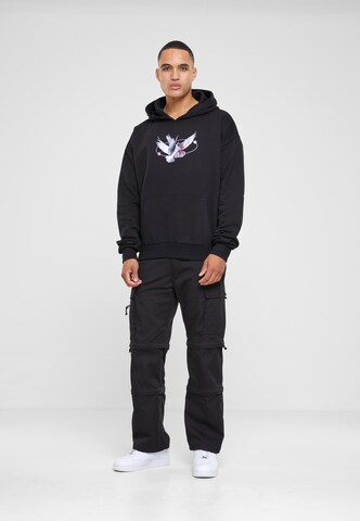 Felpa 'Vive La Liberte' di MT Upscale in nero