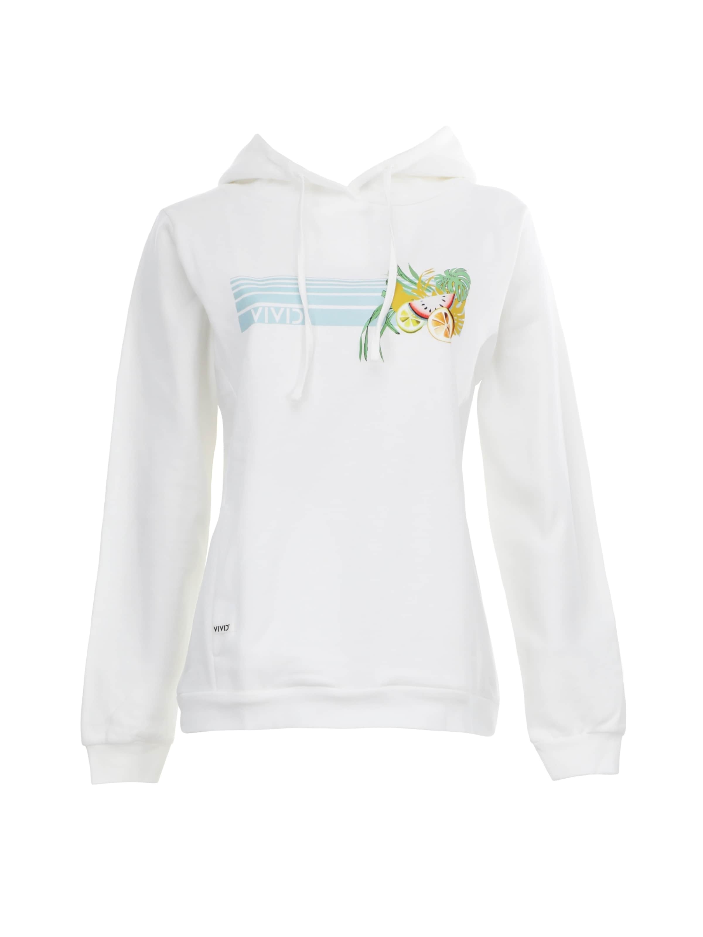 VIVIDSweater majica - bijela boja: prednji dio