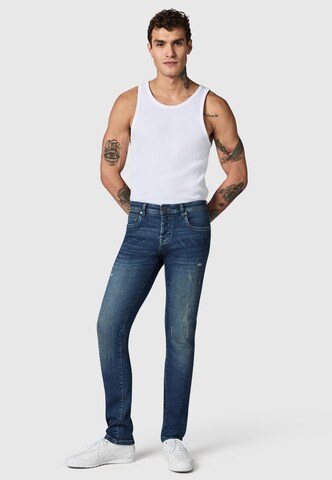 Peak Time Slimfit Jeans 'München' in Blauw