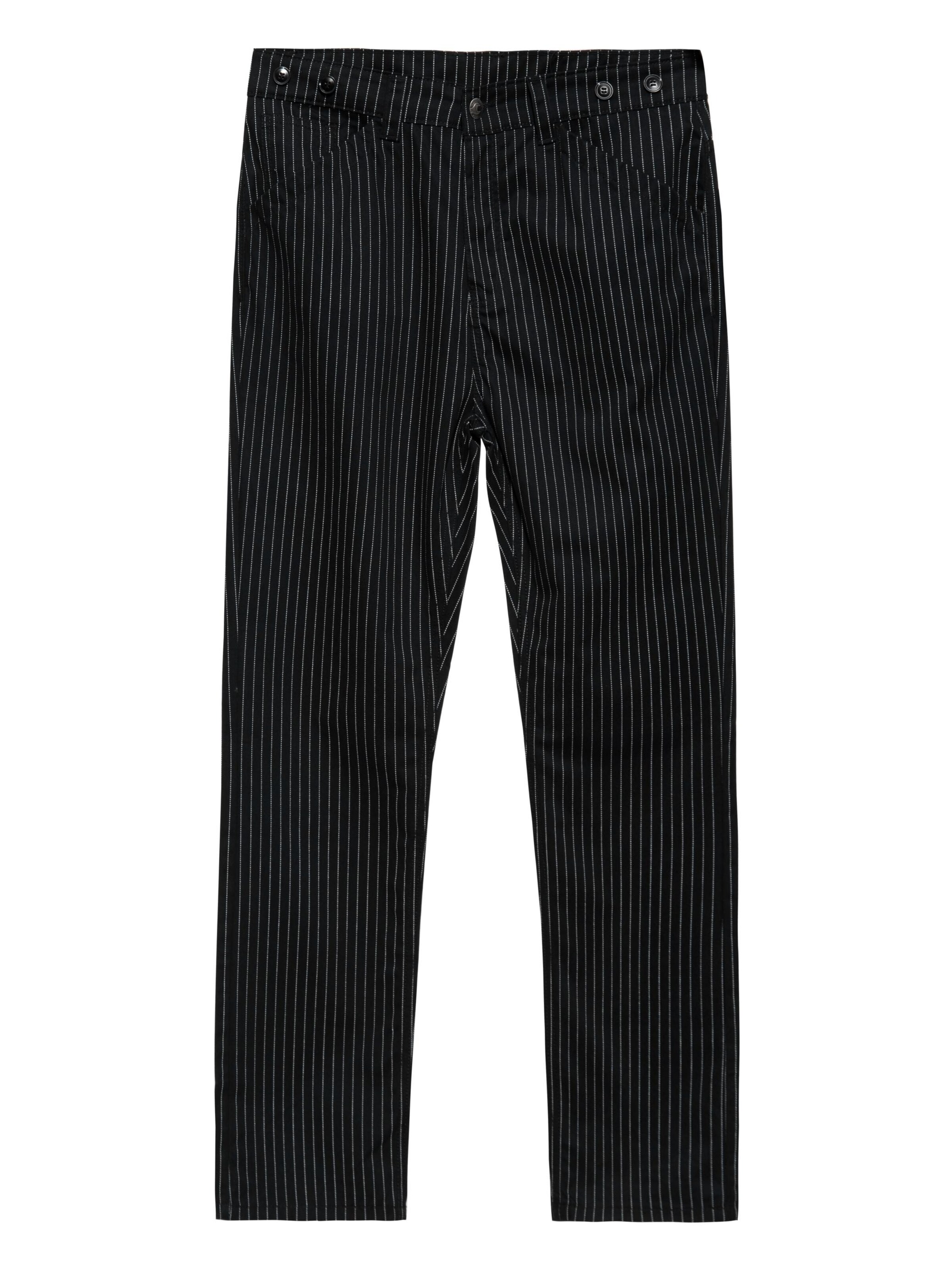 King Kerosin Chinohose‌‌‌‌ in schwarz, Produktansicht