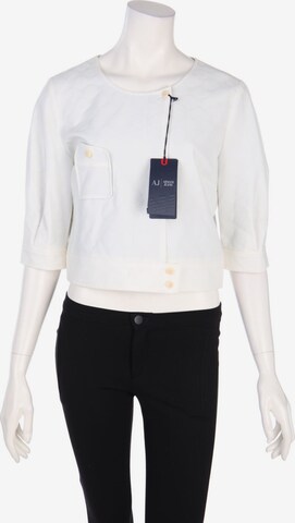 Armani Jeans Jacket & Coat in XXS in White: front