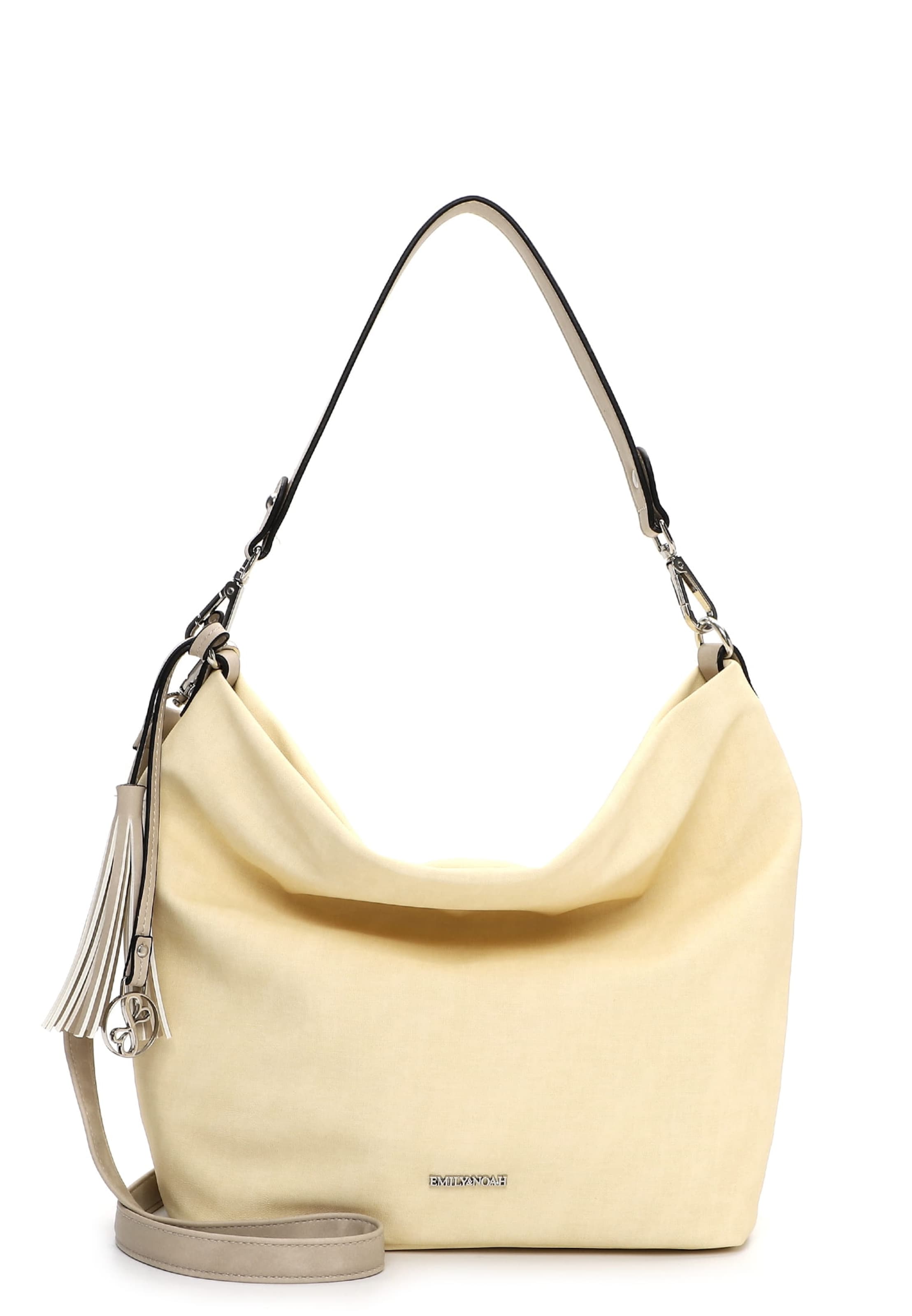 Emily & Noah Skuldertaske 'Elke' i gul: forside