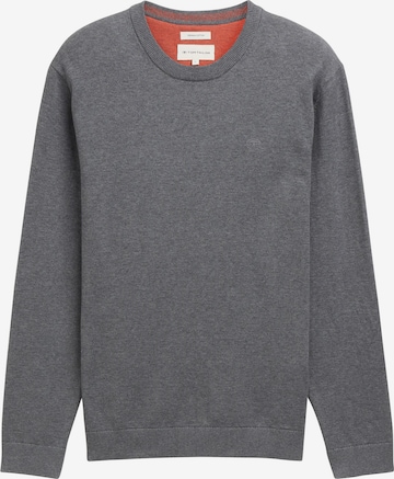 TOM TAILOR Kampsun, värv hall: eest vaates