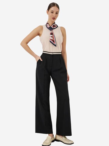 Wide leg Pantaloni di Bigdart in nero: frontale