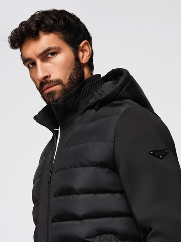Ombre Between-Season Jacket in Black