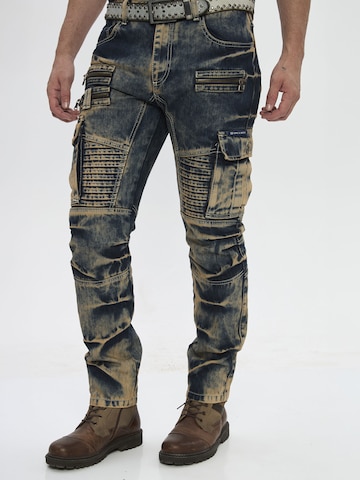 CIPO & BAXX Regular Cargo jeans 'CD918' in Blue: front