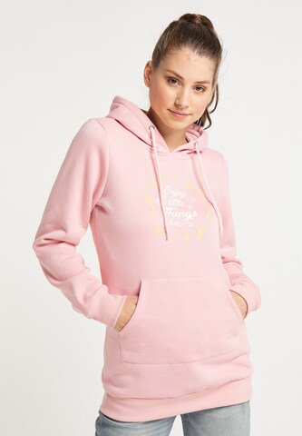 MYMO Sweatshirt in Roze: voorkant