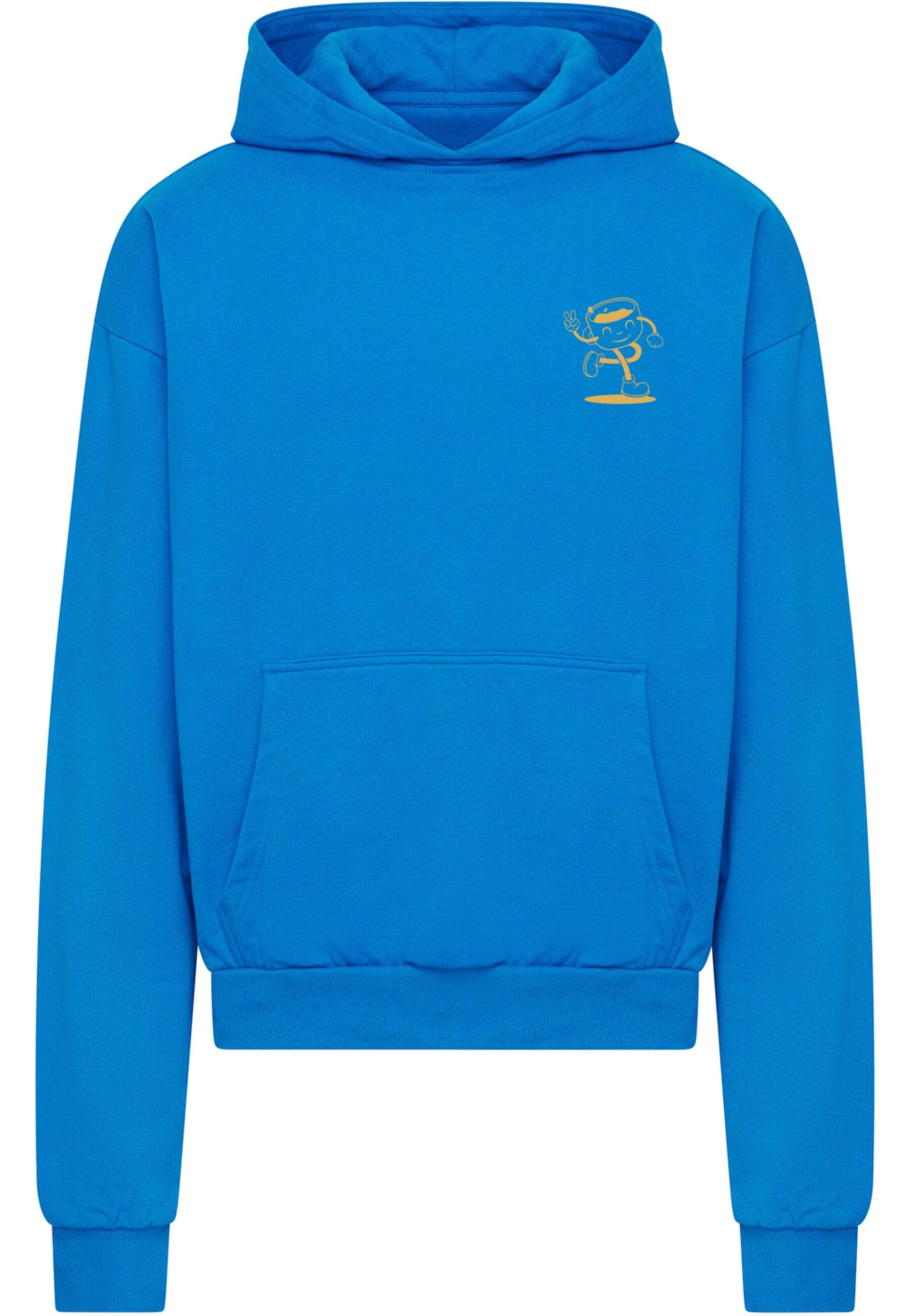 Merchcode Sweatshirt 'Espresso' in Blau: Vorderseite