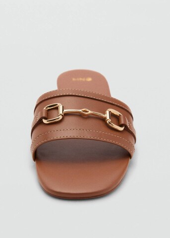MANGO Mules 'Horse' in Brown