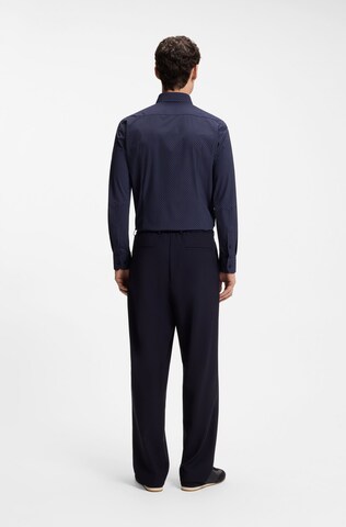 BOSS Slim fit Button Up Shirt ' Hank' in Blue