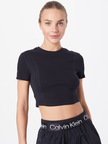 Calvin Klein Sport Functioneel shirt in Zwart: voorkant