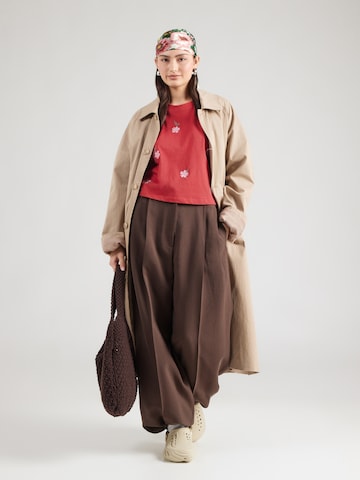 ONLY Tričko 'ONLGIA' - Červená