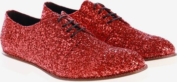 Doucal's Flats & Loafers in 36 in Red: front