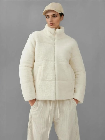 Giacca di pile di Bigdart in bianco: frontale