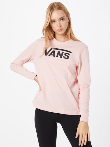 VANS - Camisa em rosa: frente