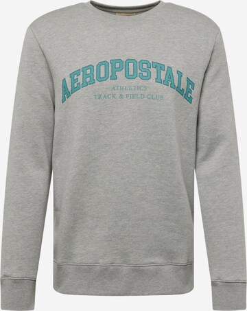 Felpa 'TRACK & FIELD' di AÉROPOSTALE in grigio: frontale