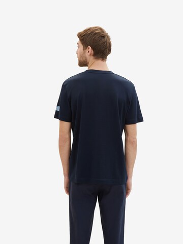 TOM TAILOR T-Shirt in Blau