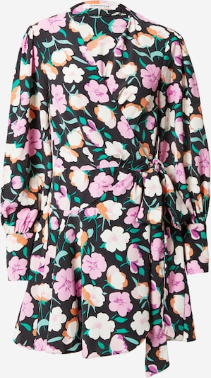 GLAMOROUS Mekko värissä orkkidea / vaaleanoranssi / musta / munankuori, Tuotenäkymä