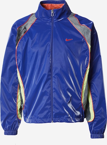 Veste mi-saison Nike Sportswear en bleu : devant