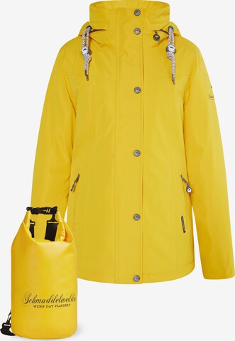 Schmuddelwedda Weatherproof jacket in Yellow: front