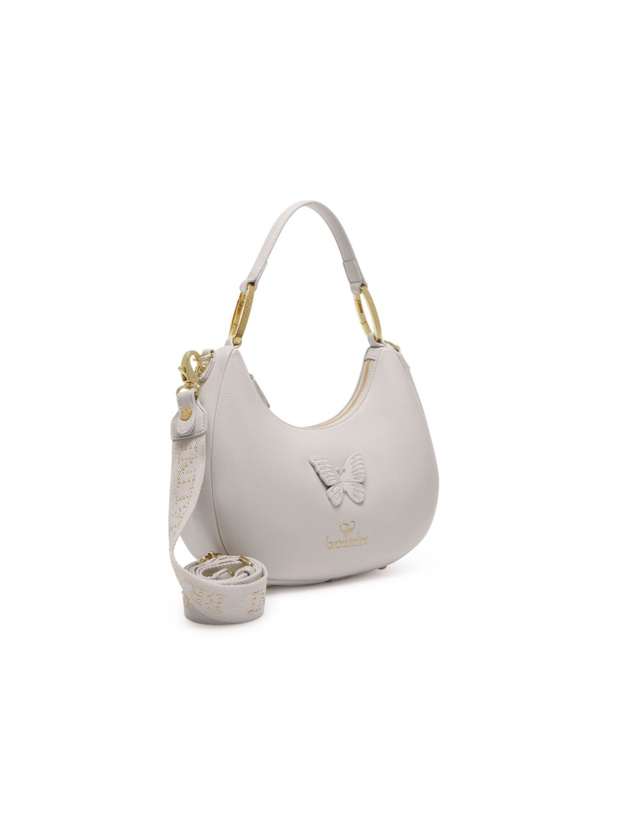 Borsa a spalla 'Amy Bijoux' di Braccialini in grigio